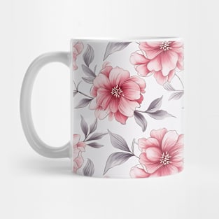 pink flowers Mug